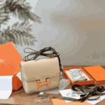 Hermès Constance Epsom Leather Handbag White - Image 2