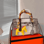 Hermès Kelly Himalaya Blanc Luxury Handbag - Image 6