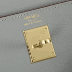 Hermès Kelly 25 Togo Leather Handbag Gris Mouette Grey - Image 6