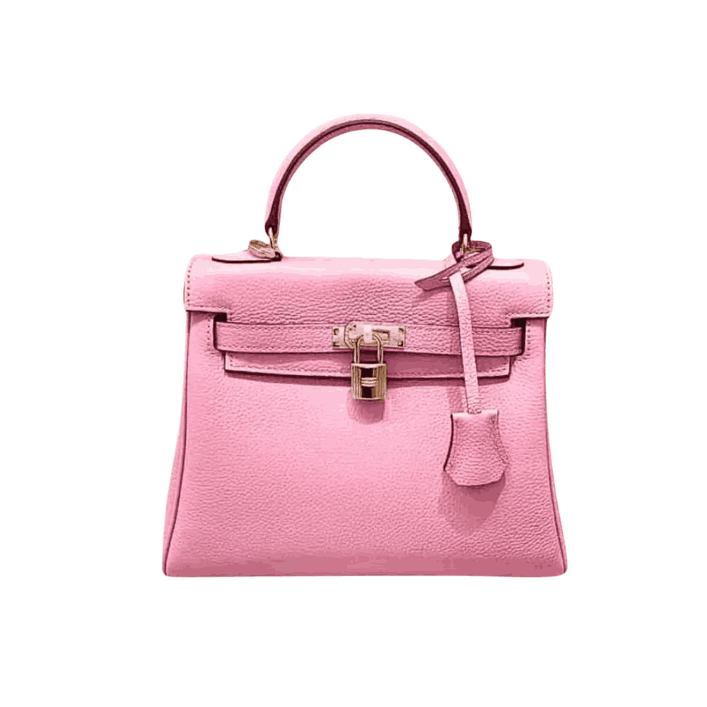 Hermès Kelly 28 Sellier Leather Handbag Rose Pink Hermès Kelly 28 Sellier Leather Handbag Rose Pink - Image 1