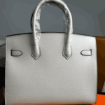 Hermès Kelly 30 Luxury Leather Handbag Off-White - Image 3