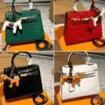 Hermès Kelly 25 Alligator Leather Handbag Red - Image 2