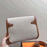 Hermès Kelly Dépêches Pouch Toile Barenia Fauve - Image 2