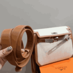 Hermès Kelly Dépêches Pouch Toile Barenia Fauve - Image 4