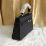Hermès Kelly Mini Epsom Leather Handbag Black - Image 6
