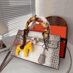 Hermès Kelly Himalaya Blanc Luxury Handbag - Image 8