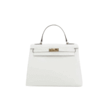 Hermès Kelly 30 Luxury Leather Handbag Off-White
