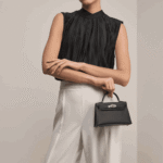 Hermès Kelly Mini Epsom Leather Handbag Black - Image 2