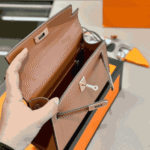 Hermès Kelly Mini Epsom Leather Handbag Brown - Image 2