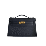 Hermès Kelly Mini Epsom Leather Handbag Black & Gold