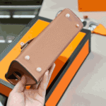 Hermès Kelly Mini Epsom Leather Handbag Brown - Image 5