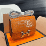 Hermès Mini Constance 19 Shiny Alligator Handbag - Image 2