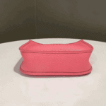 Hermès Mini Evelyne Clemence Leather Crossbody Bag Rose Azalee - Image 2