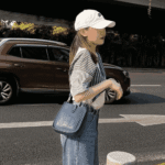 Hermès Mini Evelyne Clemence Leather Crossbody Bag Bleu Nuit - Image 3