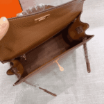 Hermès Sellier Kelly 25 Epsom Leather Handbag Brown - Image 5