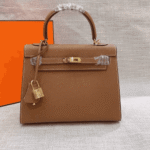 Hermès Sellier Kelly 25 Epsom Leather Handbag Brown - Image 7