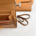 Hermès Constance Wallet To Go Epsom Leather Gold - Image 4