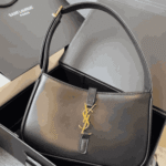 Saint Laurent Le 5 À 7 Hobo Bag Black Leather - Image 2