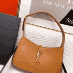 Saint Laurent Le 5 À 7 Hobo Bag Brown Smooth Leather - Image 2