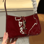 Saint Laurent Le 5 À 7 Hobo Bag Dark Red Wine - Image 2