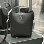 Saint Laurent Le 37 Bucket Bag Black Leather - Image 3