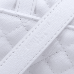 Saint Laurent Envelope Small Quilted Leather Bag White - Image 5