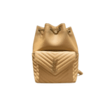Saint Laurent Joe Backpack Beige Quilted Leather
