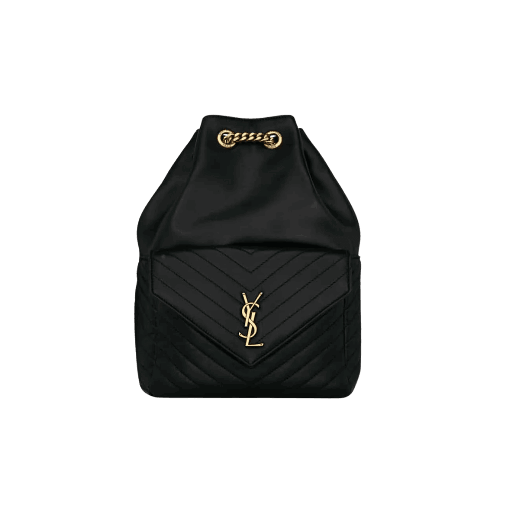 Saint Laurent Joe Backpack Black Quilted Leather Saint Laurent Joe Backpack Black Quilted Leather - Image 1