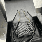Saint Laurent Joe Backpack Black Quilted Leather - Image 6