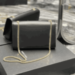 Saint Laurent Kate Medium Grain De Poudre Leather Bag Black - Image 7
