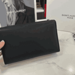 Saint Laurent Kate Medium Mirror Effect Leather Bag Black - Image 5