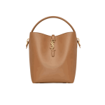 Saint Laurent Le 37 Bucket Bag Brown Leather