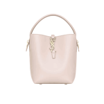 Saint Laurent Le 37 Bucket Bag White Leather