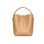 Saint Laurent Le 37 Mini Bag Beige Shiny Leather
