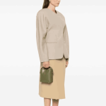 Saint Laurent Le 37 Mini Shiny Leather Bag Green - Image 2