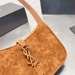 Saint Laurent Le 5 À 7 Hobo Bag Brown Suede Leather - Image 3