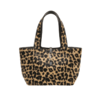 Saint Laurent Le 5 À 7 Bea Leopard Leather Shoulder Bag