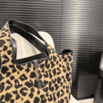Saint Laurent Le 5 À 7 Bea Leopard Leather Shoulder Bag - Image 6