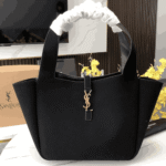 Saint Laurent Le 5 À 7 Bea Suede Tote Bag Black - Image 2