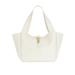 Saint Laurent Le 5 À 7 Bea Tote Bag White