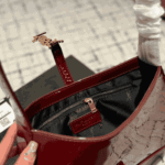 Saint Laurent Le 5 À 7 Hobo Bag Dark Red Wine - Image 8