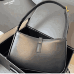 Saint Laurent Le 5 À 7 Hobo Bag Black Leather - Image 6