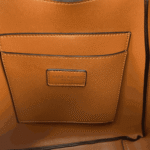 Saint Laurent Le 5 À 7 Supple Large Orange Leather Shoulder Bag - Image 2