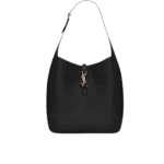 Saint Laurent Le 5 À 7 Supple Large Black Grained Leather Shoulder Bag
