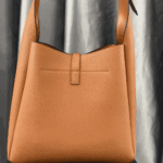 Saint Laurent Le 5 À 7 Supple Large Orange Leather Shoulder Bag - Image 5
