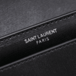 Saint Laurent Sunset Medium Mirror Effect Leather Bag Black - Image 2