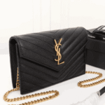Saint Laurent Lou Camera Bag Dark Beige Quilted Leather - Image 3