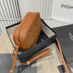Saint Laurent Lou Camera Bag Cinnamon Suede Matelassé - Image 6