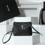 Saint Laurent Loulou Small Bag Black Quilted Leather - Image 3