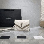 Saint Laurent Toy Loulou Bag White Quilted Leather - Image 2